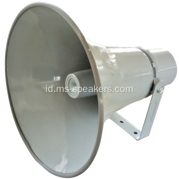 Speaker tanduk aluminium tahan air dengan kenop swithing 30w